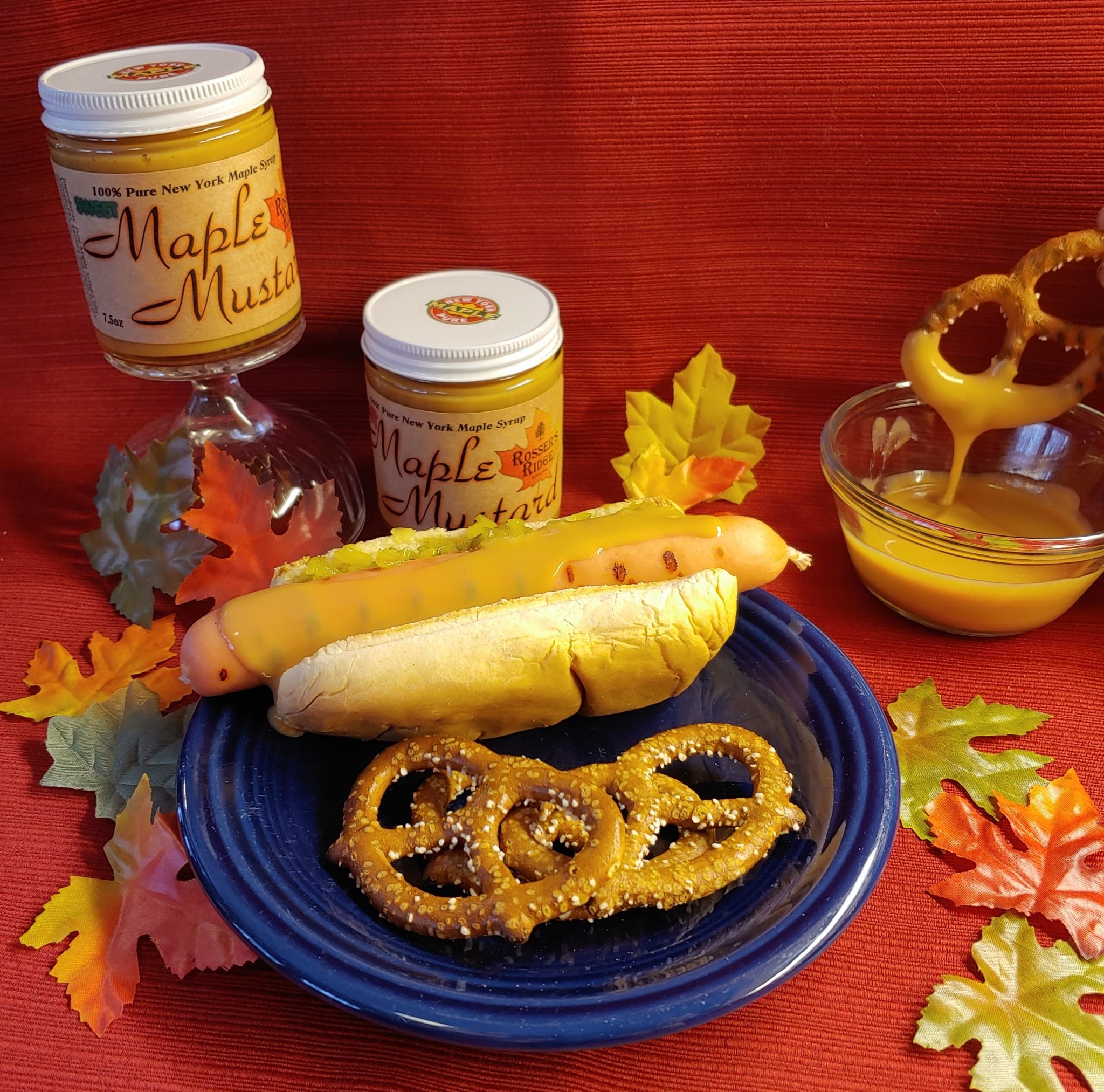 Maple Mustard Sweet Rosser's Ridge Maple Syrup